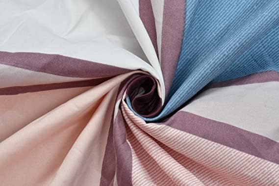 TIB Cotton Feel Polycotton Single Size Bed Sheet with 1 Pillow Cover, 60X90 Inches, Stone Peach - Image 4