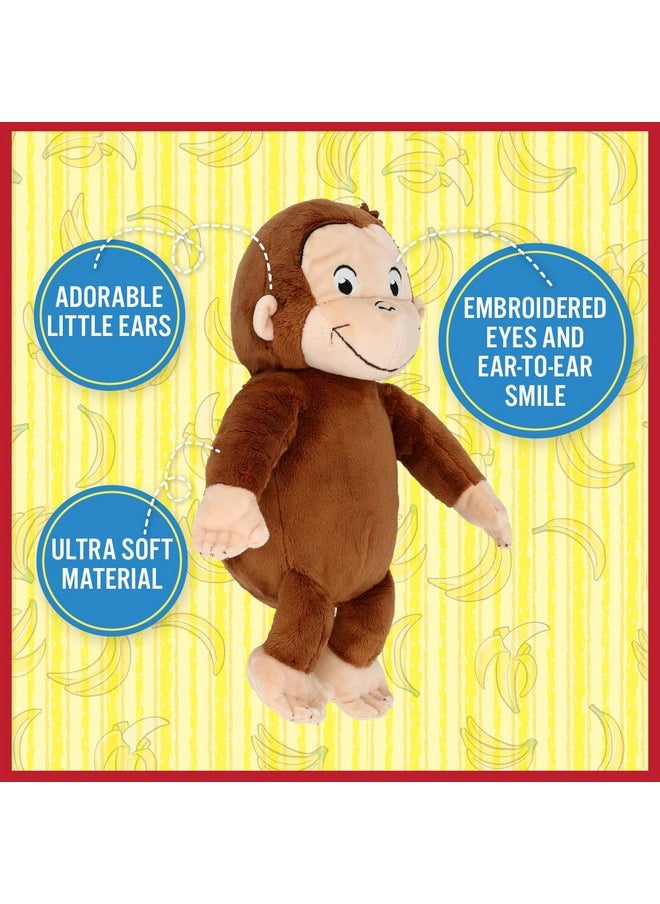 Kids Preferred KIDS PREFERRED Curious George Monkey Stuffed Animal Plush Toys Soft Cutest Cuddle Plushie Gifts for Baby and Toddler Boys and Girls - 8 Inches  - Image 3
