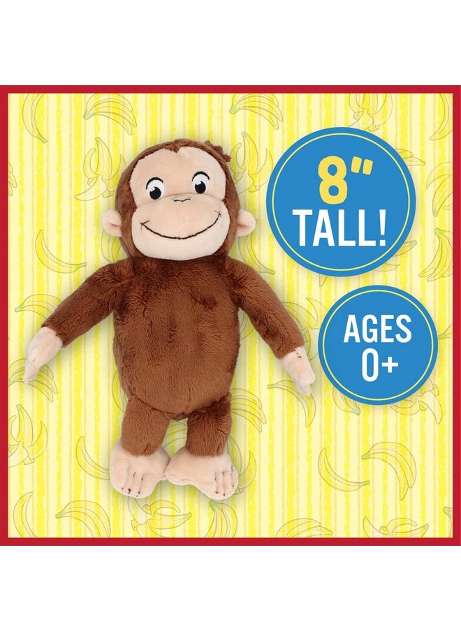 Kids Preferred KIDS PREFERRED Curious George Monkey Stuffed Animal Plush Toys Soft Cutest Cuddle Plushie Gifts for Baby and Toddler Boys and Girls - 8 Inches  - Image 5
