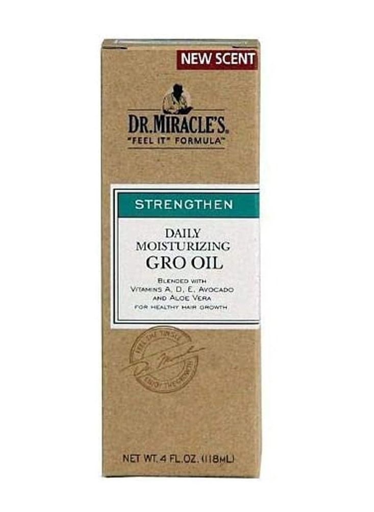 Dr. Miracle's Daily Moisturing Gro Hair Oil Gold 4ounce  - Image 3