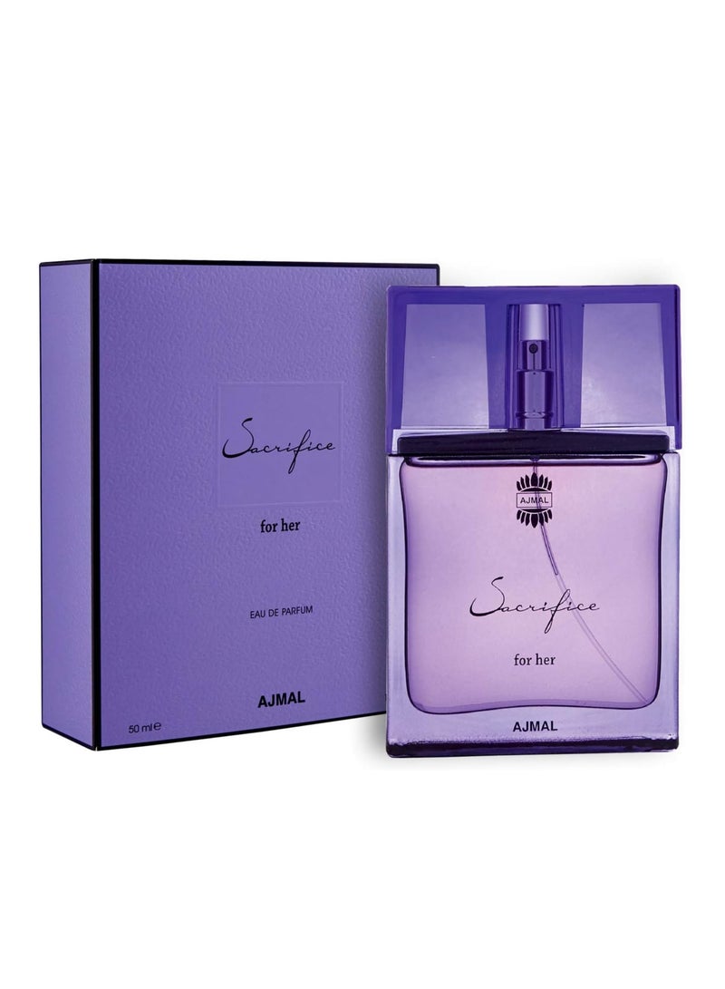 Ajmal Ajmal Sacrifice for HER EDP Floral Musky Perfume 50ml for Women and Sacred Love EDP Floral Musky Perfume 50ml for Women - Image 2