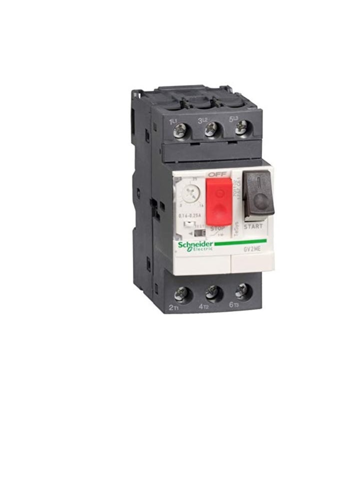 Schneider Electric Schneider Electric GV2ME08 Thermal Magnetic On/Off Motor Circuit Breaker for AC (3P, 2.5-4 A)  - Image 3
