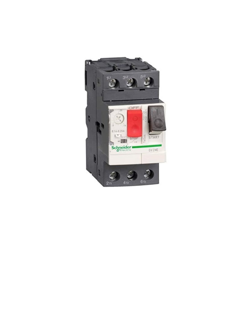 Schneider Electric Schneider Electric GV2ME08 Thermal Magnetic On/Off Motor Circuit Breaker for AC (3P, 2.5-4 A)  - Image 1