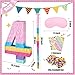 PCFING 20 Inch Number 4 Piata Candy Color with 30 Inch Piata Stick Blindfold Confetti for Boys Girls Adults Birthday Party Decorations Anniversary Celebration Fiesta - Image 4