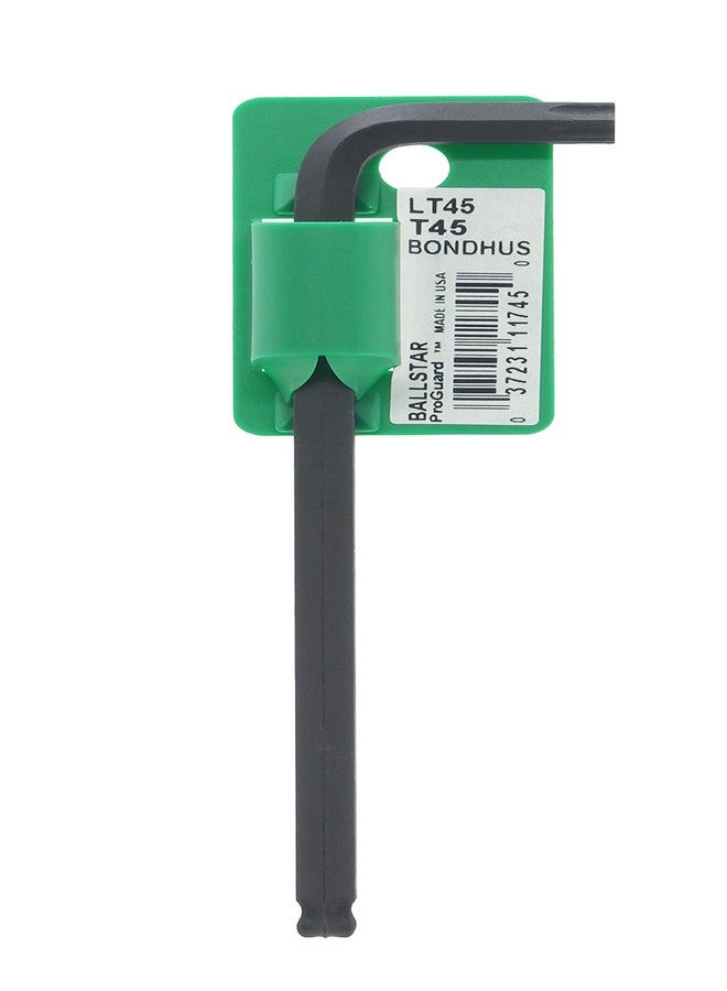 بوندهص مفتاح ربط Bondhus 11745 ذو علامة تجارية ورمز شريطي T45 BallStar Tip Star Key L مع لمسة نهائية ProGuard، 5.4 بوصة - Image 2