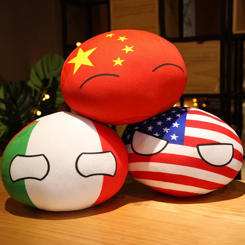 Poland Ball Country Plush Pillow - Image 4