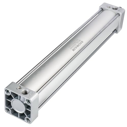 Baomain Pneumatic Air Cylinder SC 63 x 400,PT 3/8, Bore 2 1/2 inch(63mm), Stroke 16 inch(400mm),Dual Action 1 Mpa,for Industrial Machinery - Image 3