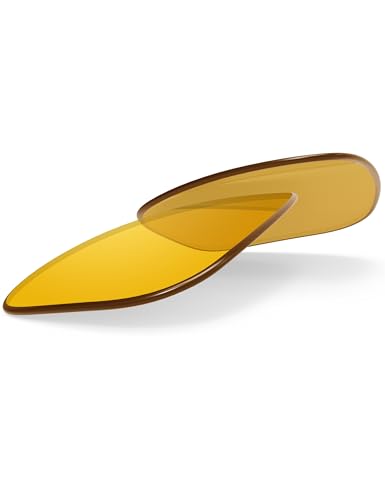 BLAZERBUCK Anti-salt Replacement Lenses for RayBan Meta Wayfarer RW4006 50mm - High Intensity yellow - Image 2