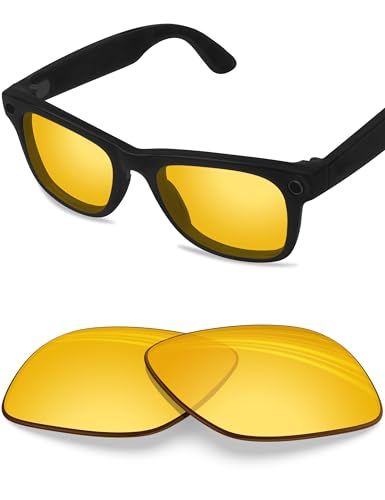 BLAZERBUCK Anti-salt Replacement Lenses for RayBan Meta Wayfarer RW4006 50mm - High Intensity yellow - Image 1
