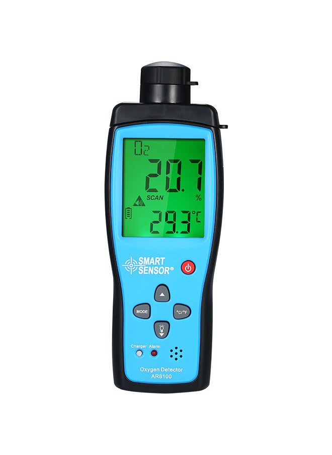 SMART SENSOR - Oxygen Meter Digital Portable Automotive O2 Gas Tester Monitor Detector Handheld Oxygen Meter - Image 1