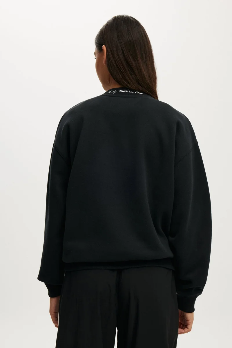 Cotton On  PLUSH GRAPHIC CREW SWEATSHIRT for Women | Best Price UAE