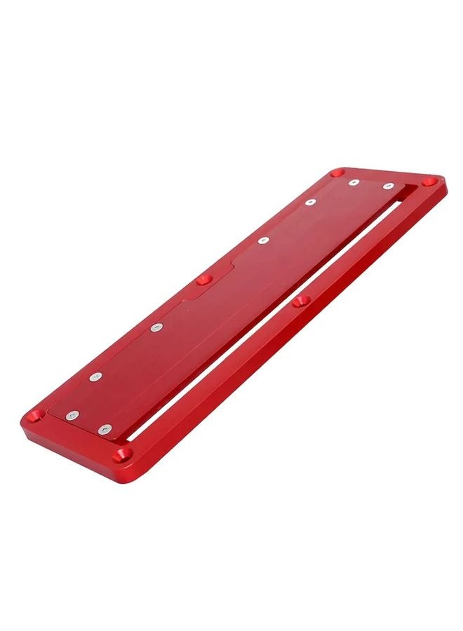 Red Aluminum Table Saw Insert Cover Plate For Flip Table Router - Image 5