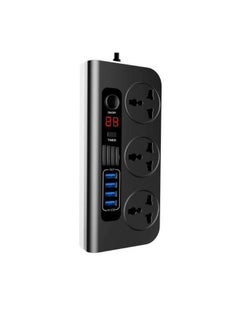Generic Universal Extension Cord With 4 Universal Sockets 3 USB Ports  - Image 1