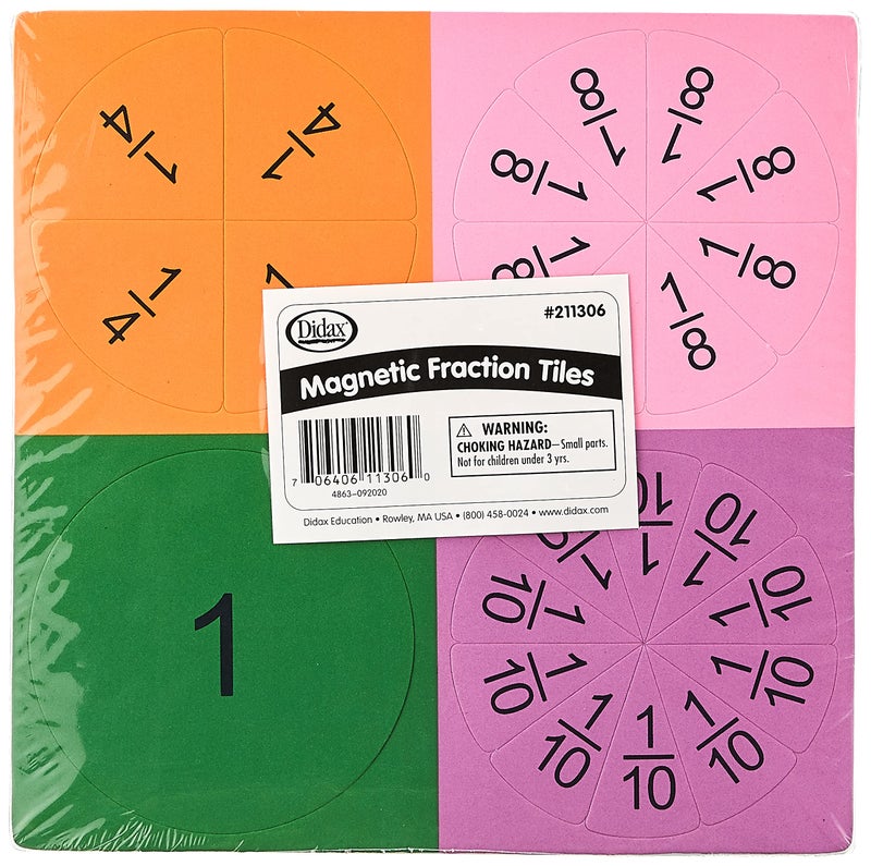 Didax Educational Resources Magnetic Fraction Tiles - Image 5