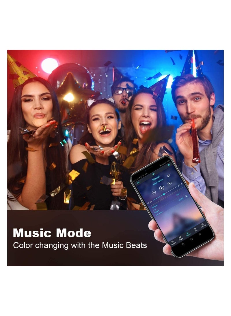 DIRECT 2 U - LED Strip Lights, RGB LED Light Strip Music Sync,App Control with Remote - Image 1