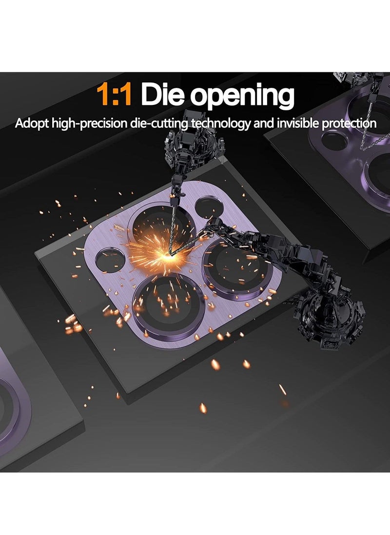 vesus iPhone 14 Pro Max Camera Lens Protector, for iPhone 14 Pro Camera Lens Protector - Image 2