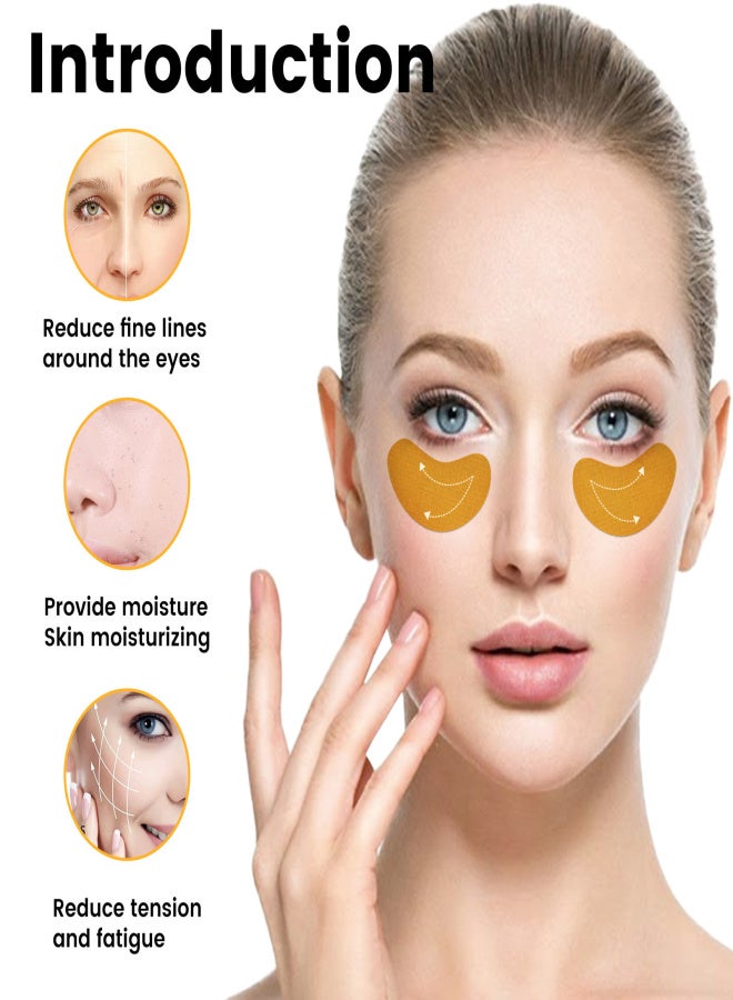 EELHOE 10PCS Eye Wrinkle Tightening Patches Skin Firming and Smoothing Patch Anti-Aging Wrinkle Reduction Patch - Image 3