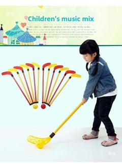 Generic Children's Hockey Toys Kindergarten Sensory Training Ice Hockey Props Outdoor Sports Family Interactive Games-Color:95cm Hockey Stick Red And Blue (12 Sticks And 6 Balls) With 7.2cm Ball Right-hand Shot  - Image 5