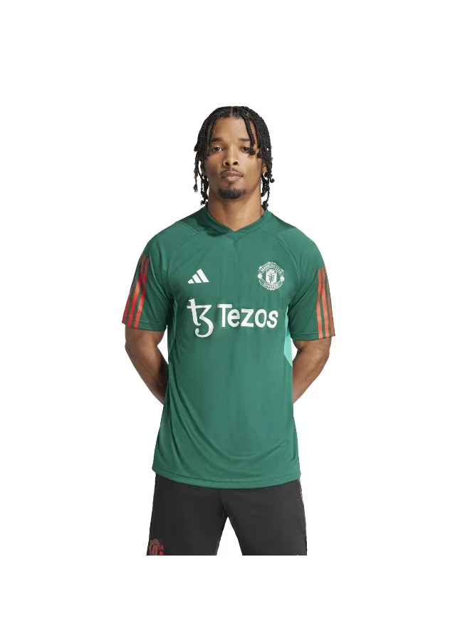 Adidas Mufc Tr Jsy Green Football Jerseys For Men Xs