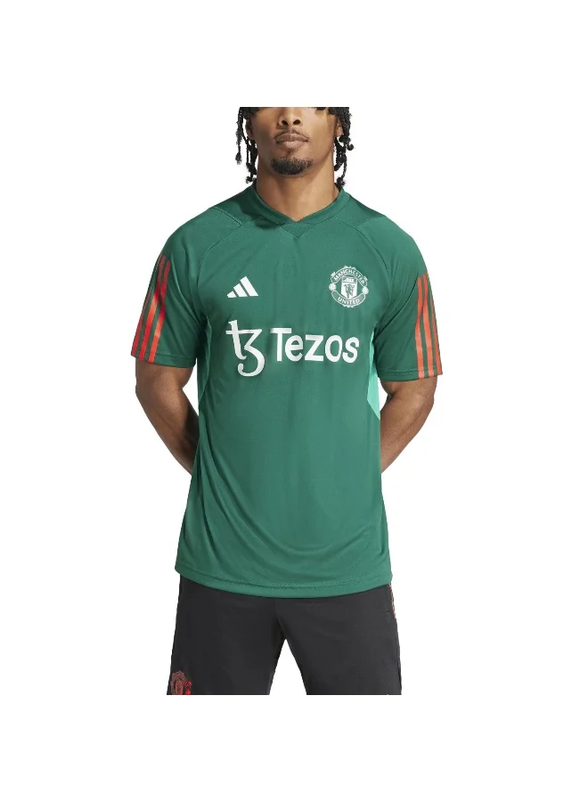 Adidas Mufc Tr Jsy Green Football Jerseys For Men Xs