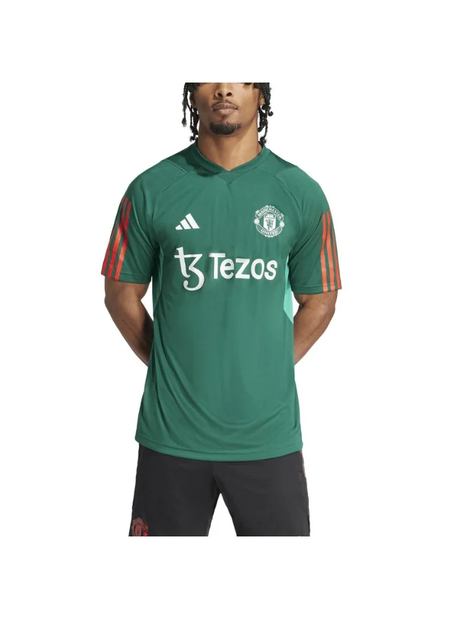 Adidas Mufc Tr Jsy Green Football Jerseys For Men Xs