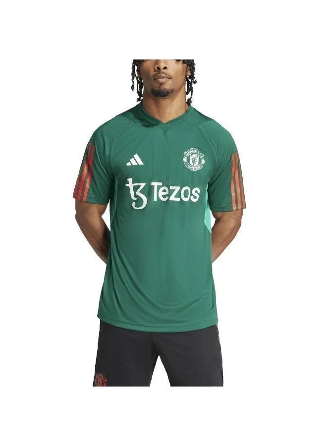 Adidas Mufc Tr Jsy Green Football Jerseys For Men Xs