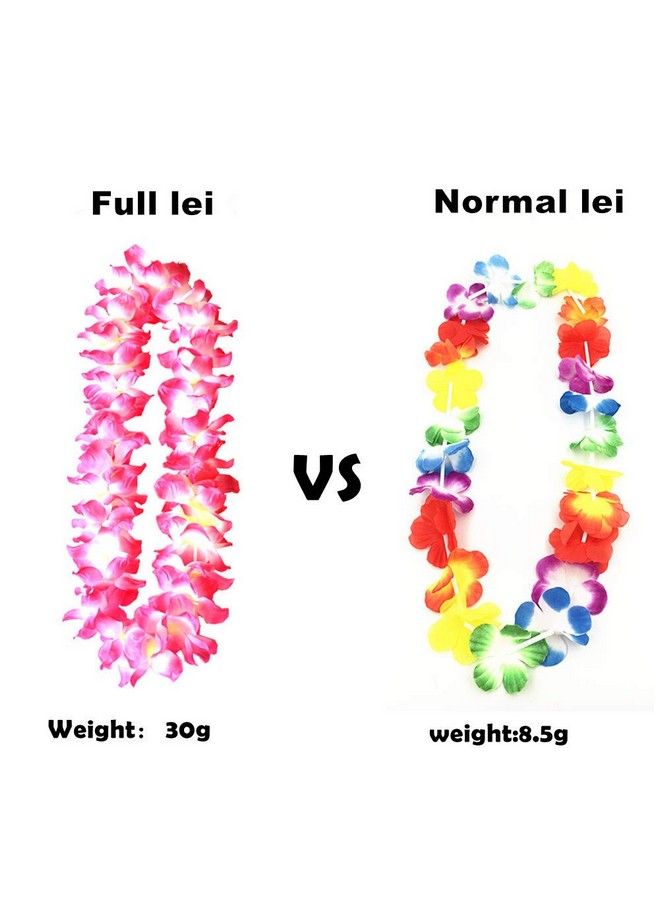 ALIMITOPIA Hawaiian Hula Leis Dance Garland Artificial Flowers Neck Loop For Luau Party Costumes (4 Colors) - Image 4
