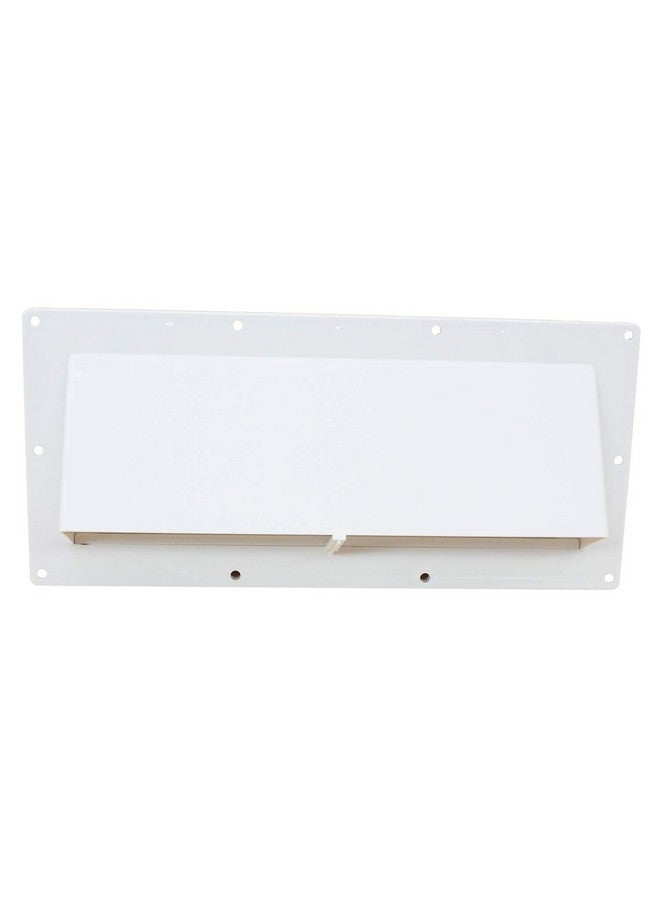 X-Haibei RV Range Hood Exhaust Vent Cover, Stove Bathroom Vent Cover Outside Damper for Motorhome Trailer Camper (White)