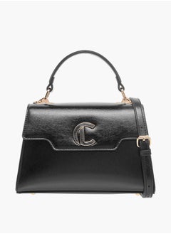 Le Confort Logo Embossed Satchel Bag with Adjustable Strap  - Image 1