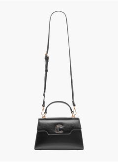 Le Confort Logo Embossed Satchel Bag with Adjustable Strap  - Image 2