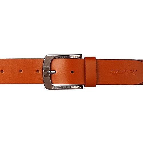 Creature Formal/Casual Tan Colour Leather Belts For Men (BL-016) - Image 4
