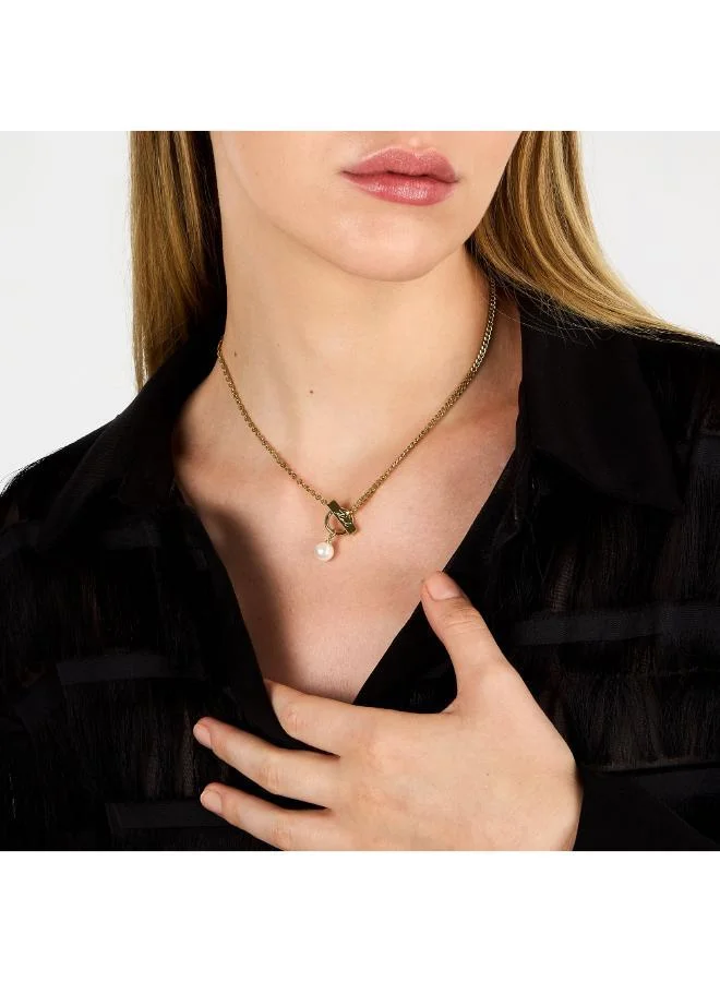 Karl Lagerfeld  Klayr12 Pearl Necklace  | Best Price UAE