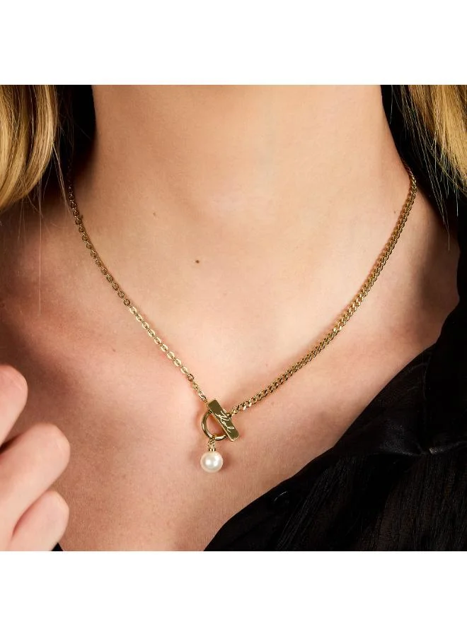 Karl Lagerfeld  Klayr12 Pearl Necklace  | Best Price UAE