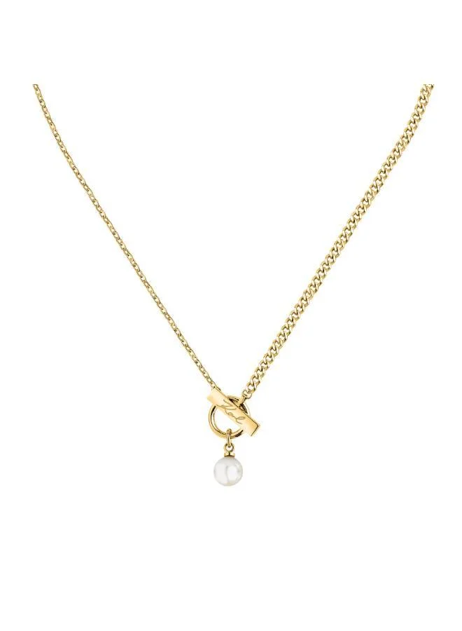 Karl Lagerfeld  Klayr12 Pearl Necklace  | Best Price UAE