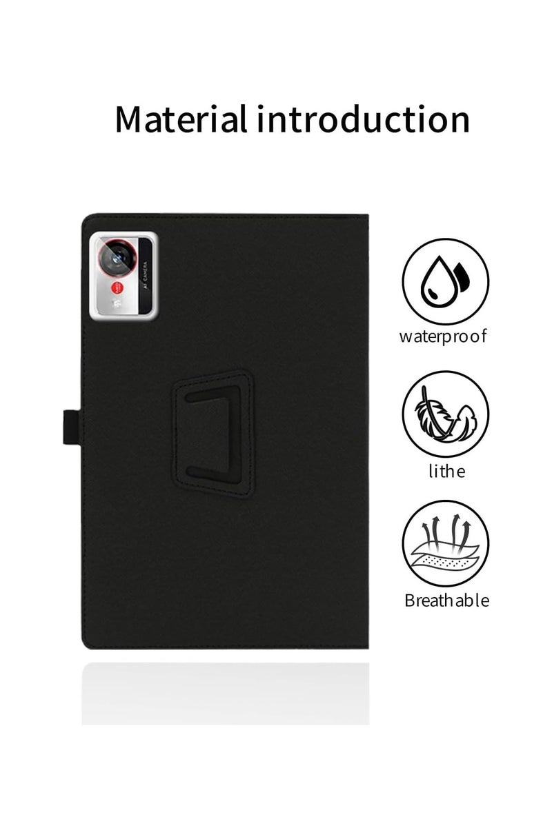 Protective case compatible with ZTE Nubia Pad Pro 10.9-inch 2025 tablet, fabric protective cover with magnetic closure and safety strap. - Image 3