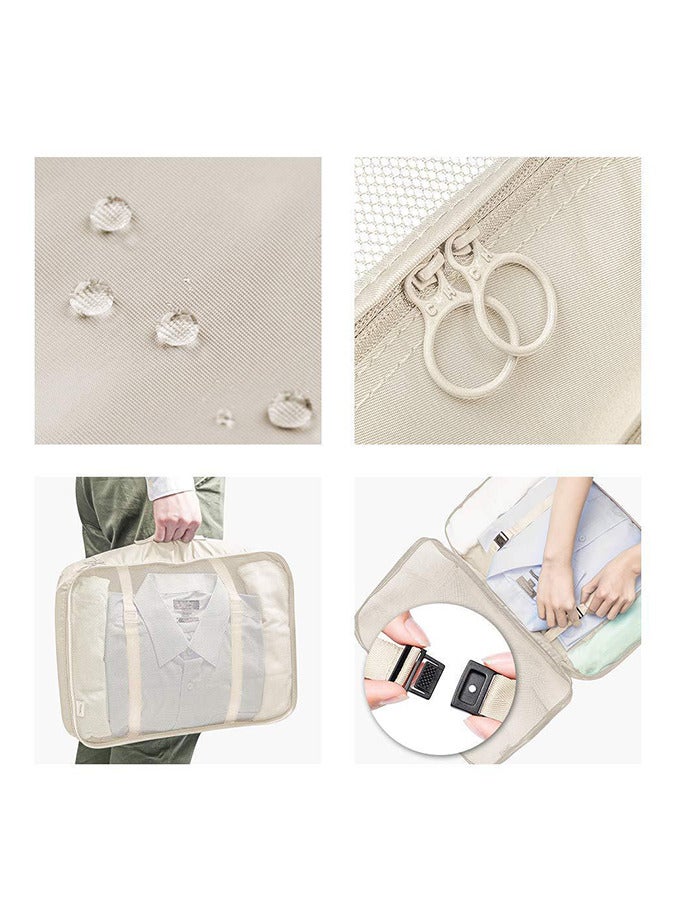 7-Piece Travel Organizer Luggage Set for Suitcase Organizer, Storage Bag, Compression Bag, Travel Bag with Zipper - Image 2