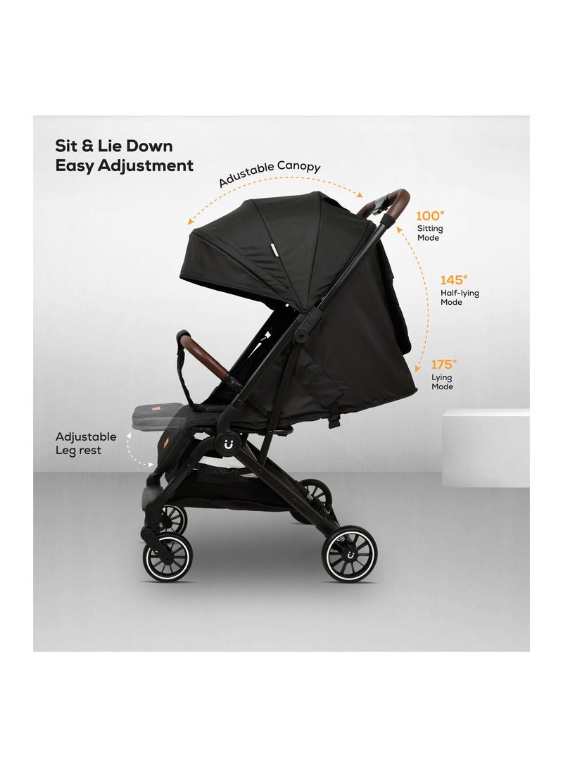 Nurtur Baby Stroller Storage Basket Removable front bumper 5 Point Safety Harness With EVA wheels - Image 2