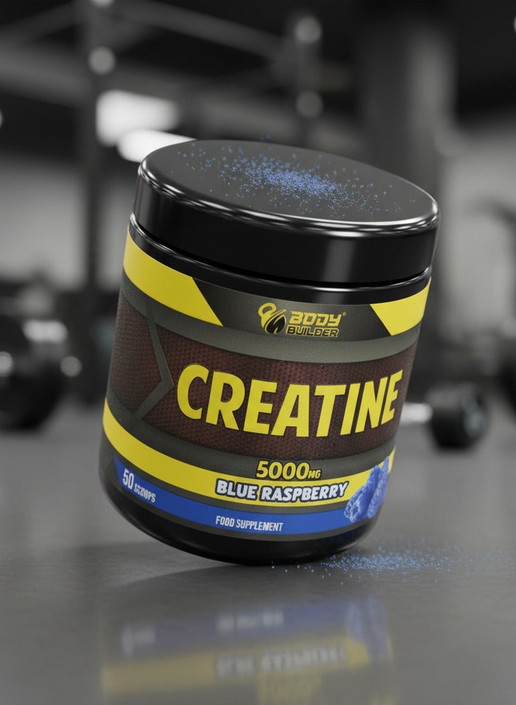 Body Builder Creatine Monohydrate Blue Raspberry, 300g, Performance & Energy Support Powder - Image 5