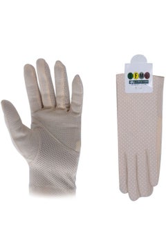SFMW Pair Women Sun Protective UV Protection Summer Sunblock Touchscreen Gloves for Driving Riding  - Image 1