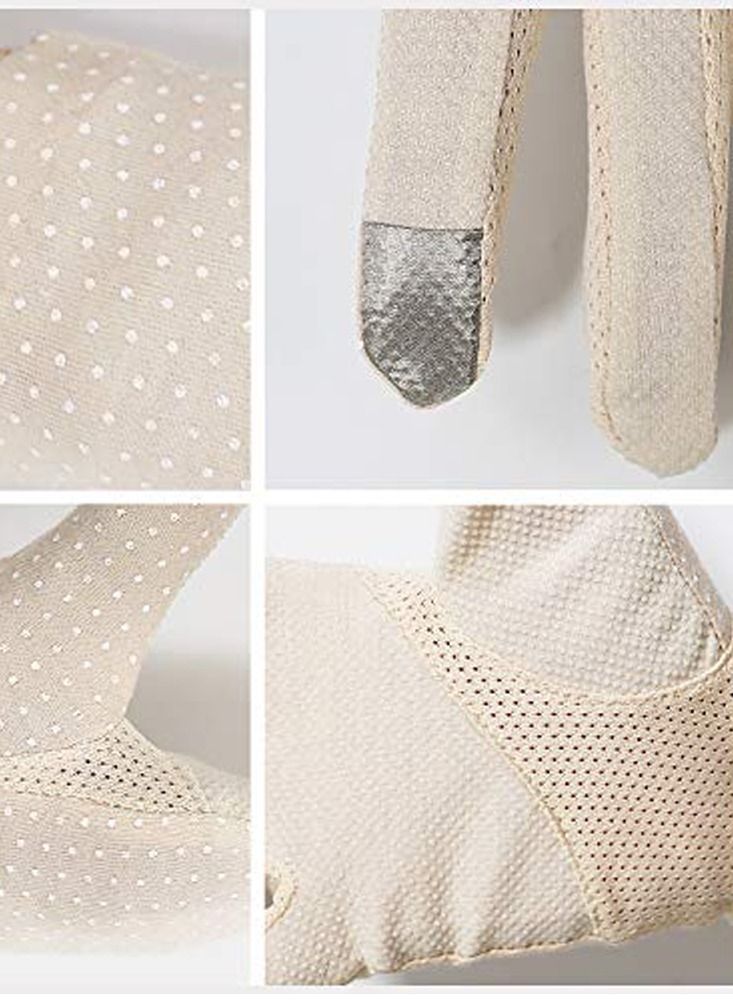 إس أف إم دبليو زوج قفازات واقية من الشمس للنساء للحماية من الأشعة فوق البنفسجية، قفازات واقية من الشمس مناسبة للصيف، قفازات حسيّة مناسبة للقيادة - Image 2