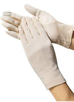 SFMW Pair Women Sun Protective UV Protection Summer Sunblock Touchscreen Gloves for Driving Riding  - Image 3