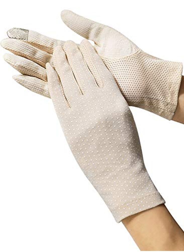إس أف إم دبليو زوج قفازات واقية من الشمس للنساء للحماية من الأشعة فوق البنفسجية، قفازات واقية من الشمس مناسبة للصيف، قفازات حسيّة مناسبة للقيادة - Image 3