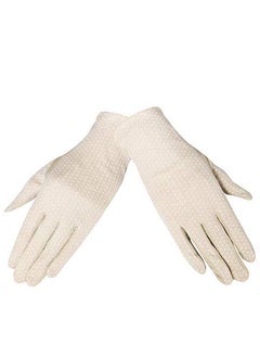 SFMW Pair Women Sun Protective UV Protection Summer Sunblock Touchscreen Gloves for Driving Riding  - Image 4
