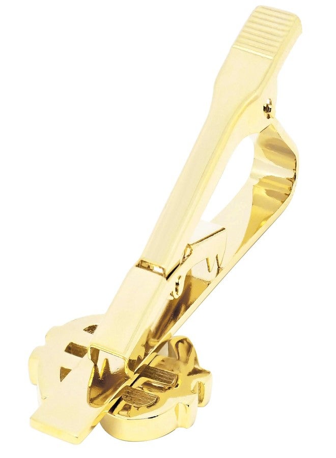 Jonwo Golden/Silver Tone Dollor Sign Men Tie Clip In Gift Box Funny Banker Stock Trader Tie Pin for Men's Regular Necktie Daily Office Party Occasions Dress (Golden) - Image 5