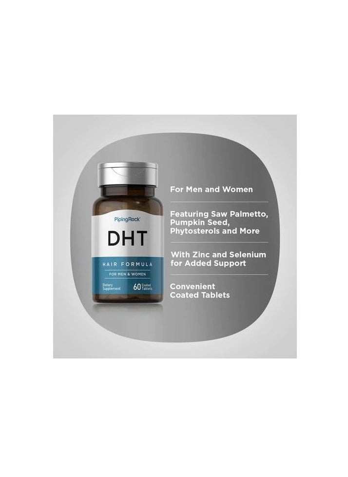 Piping Rock - DHT Advanced Hair Formula For Men & Women 60 Capsules - Image 1