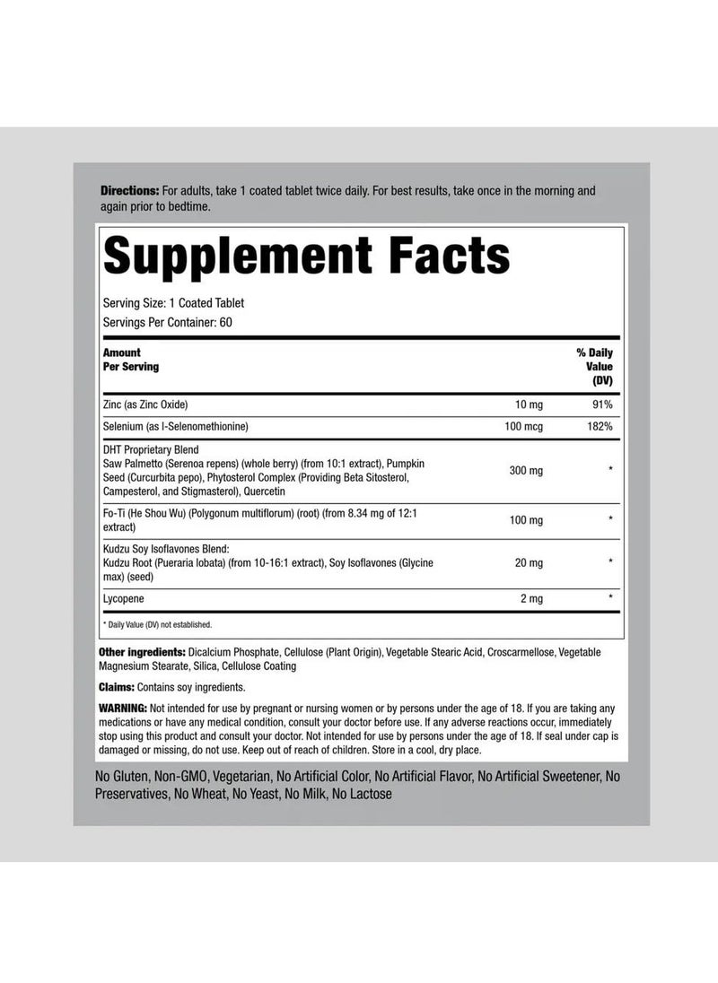 Piping Rock - DHT Advanced Hair Formula For Men & Women 60 Capsules - Image 1