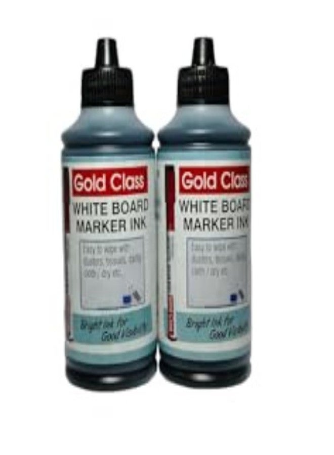 Gold Class White Board Marker Ink, 100ML | Easily refillable | Suitable for Markers with Multiple Surfaces | Office & School Stationery - Pack of 2 (Black) - Image 2
