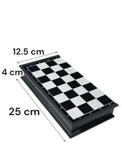 Magnetic Chess, Checkers and Backgammon Game Set in a Box 3 in 1 Folding Portable 25cm Perfect for Travel Intense Value, Strategy  - Image 3