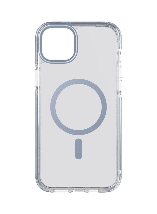 tech21 Evo  iPhone 14 Plus Case Cover with MagSafe and 16 Feet Drop Protection - Steel Blue - Image 1