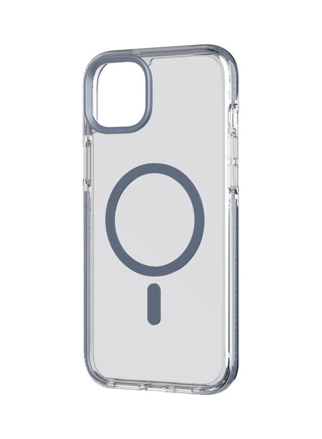 tech21 Evo  iPhone 14 Plus Case Cover with MagSafe and 16 Feet Drop Protection - Steel Blue - Image 5
